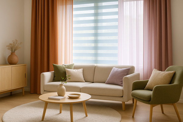 2025’te Ev Dekorunda Öne Çıkan Perde Modelleri ve Renk Paletleri