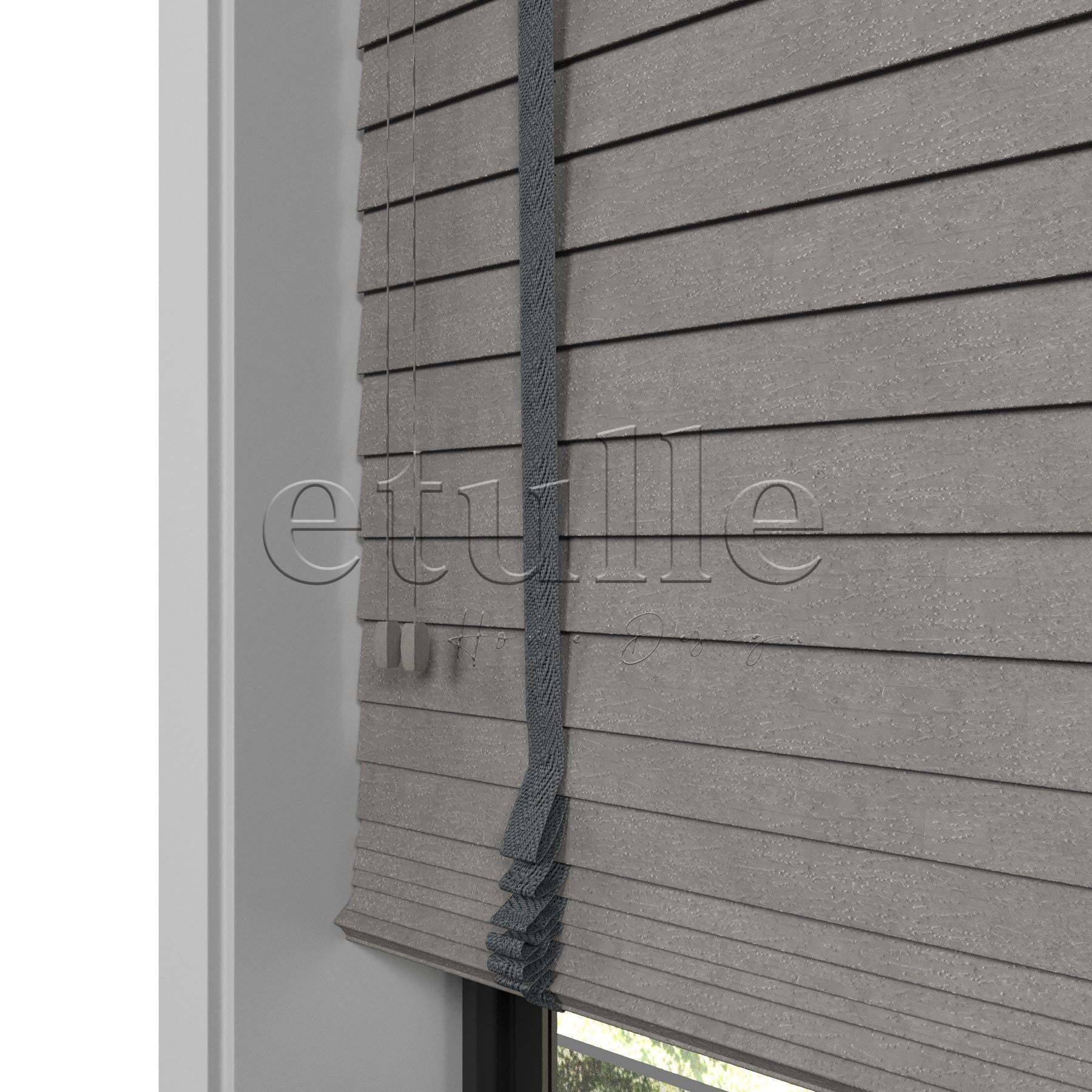 50 MM Truwood Vizon Kabartma Ahşap Jaluzi