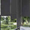16 MM Desenli Touch Antrasit Plise Perde