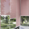 16 MM Diamond Pembe Düz Plise Perde