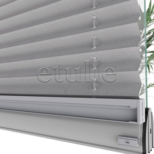 16 MM Dimout Semi-Blackout Gray Pleated Curtain
