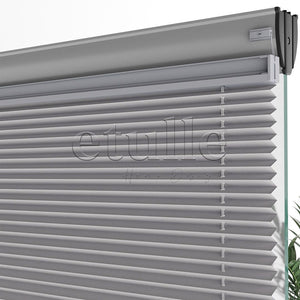 16 MM Dimout Semi-Blackout Gray Pleated Curtain