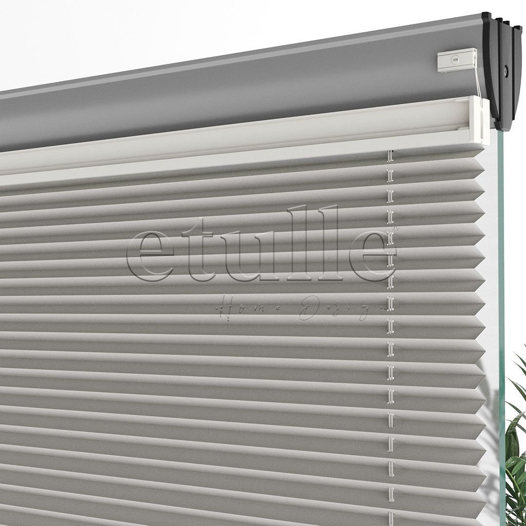 16 MM Dimout Semi-Blackout Cream Pleated Curtain