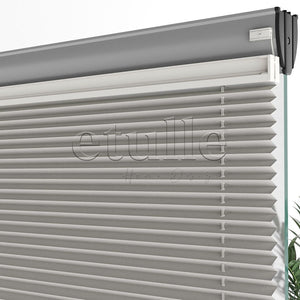 16 MM Dimout Semi-Blackout Cream Pleated Curtain