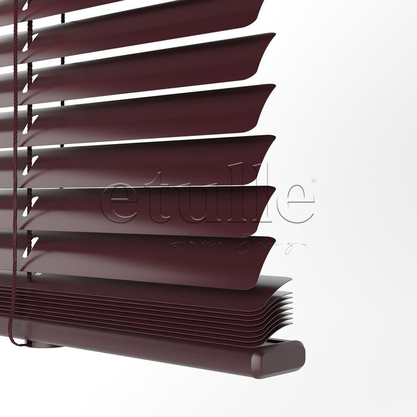 16 MM Red Aluminum Venetian Blind