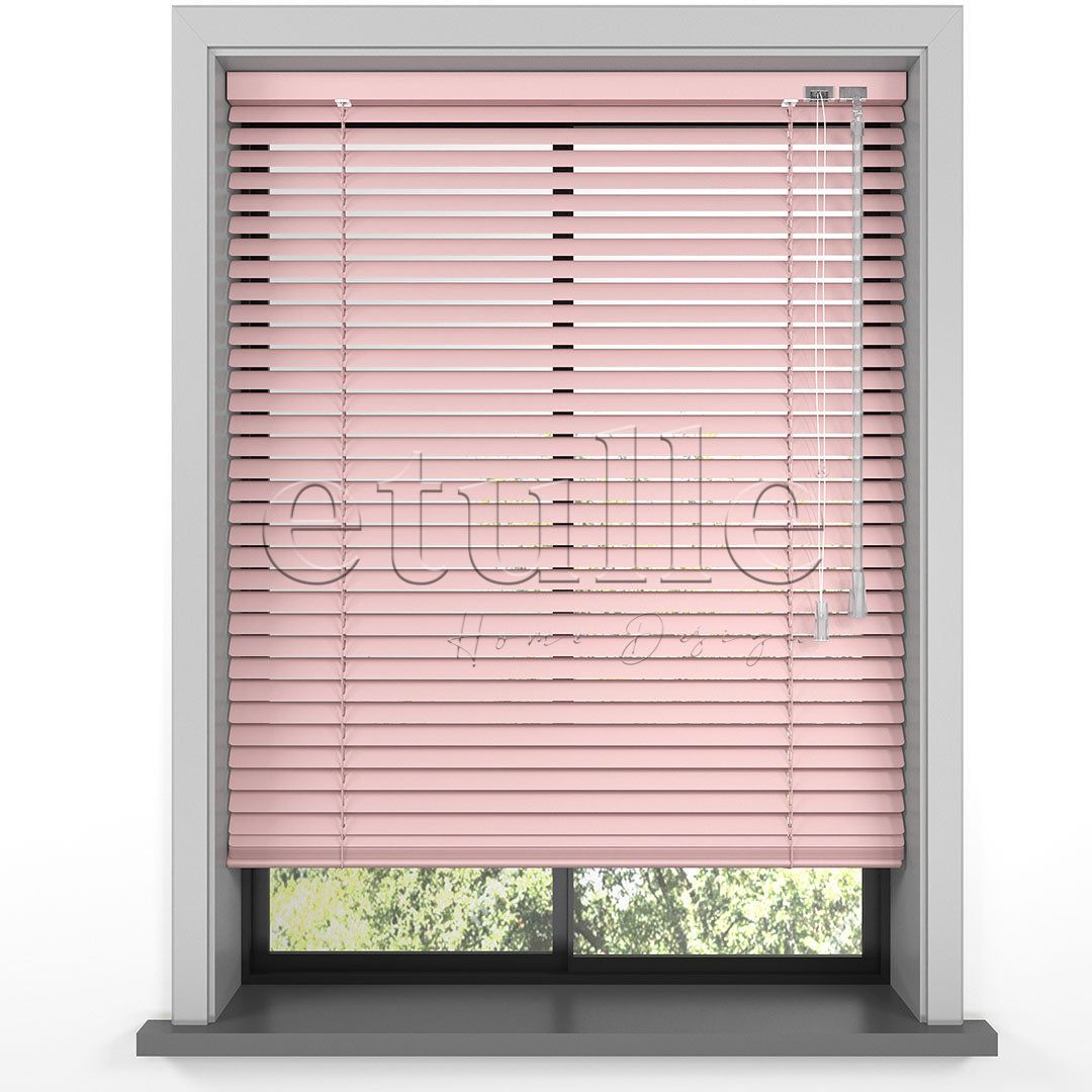 16 MM Mat Pembe Alüminyum Jaluzi