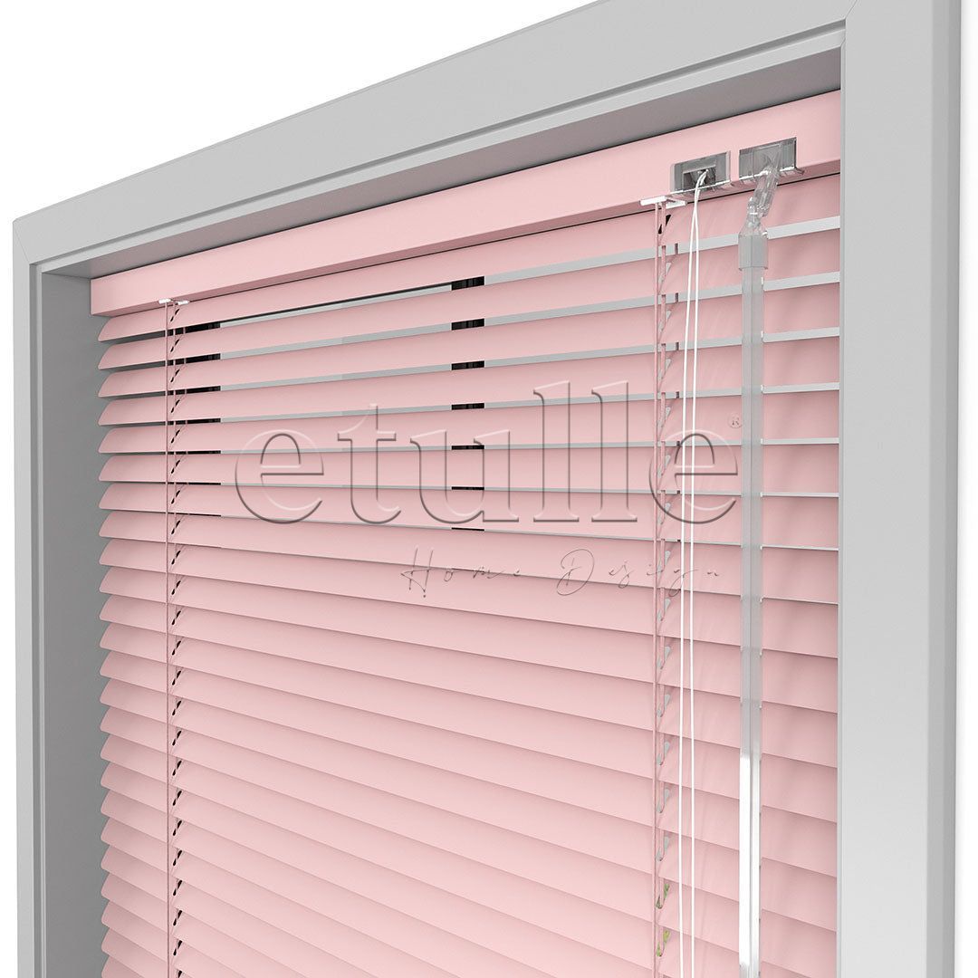 16 MM Mat Pembe Alüminyum Jaluzi
