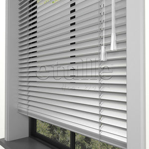 16 MM Shiny Silver Aluminum Venetian Blind