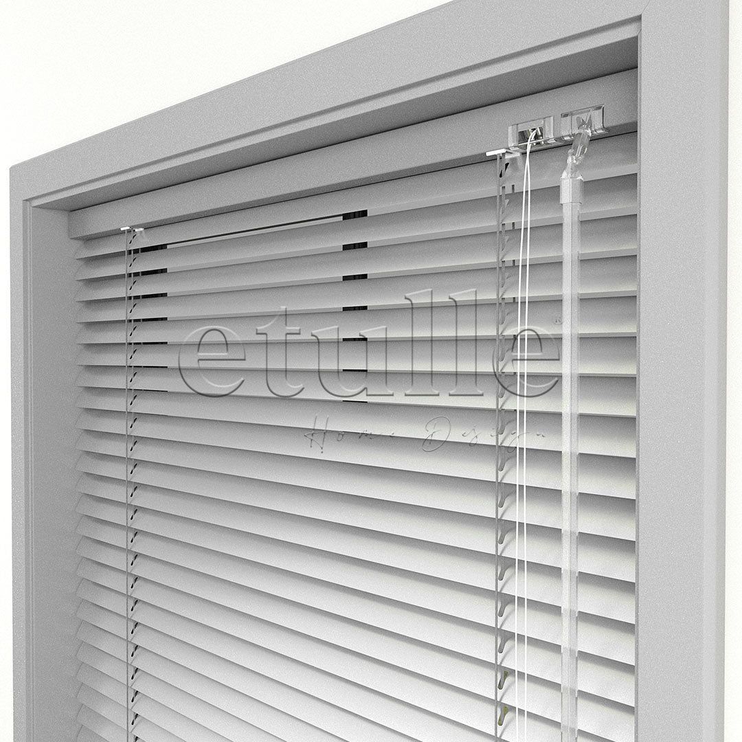 16 MM Shiny Silver Aluminum Venetian Blind