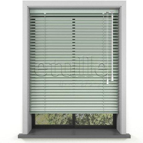 16 MM Bright Emerald Green Aluminum Venetian Blind