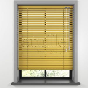 16 MM Yellow Aluminum Venetian Blind