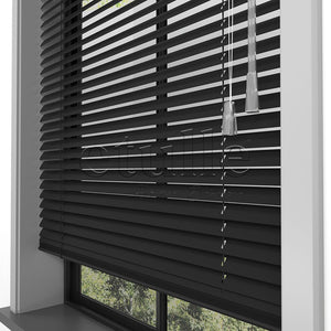 16 MM Black Aluminum Venetian Blind