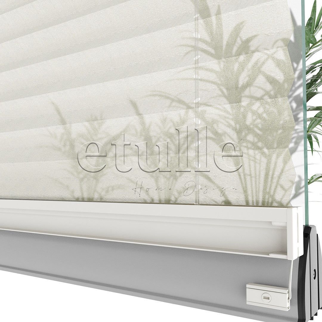 16 MM Tulle Cream Tulle Pleat Curtain