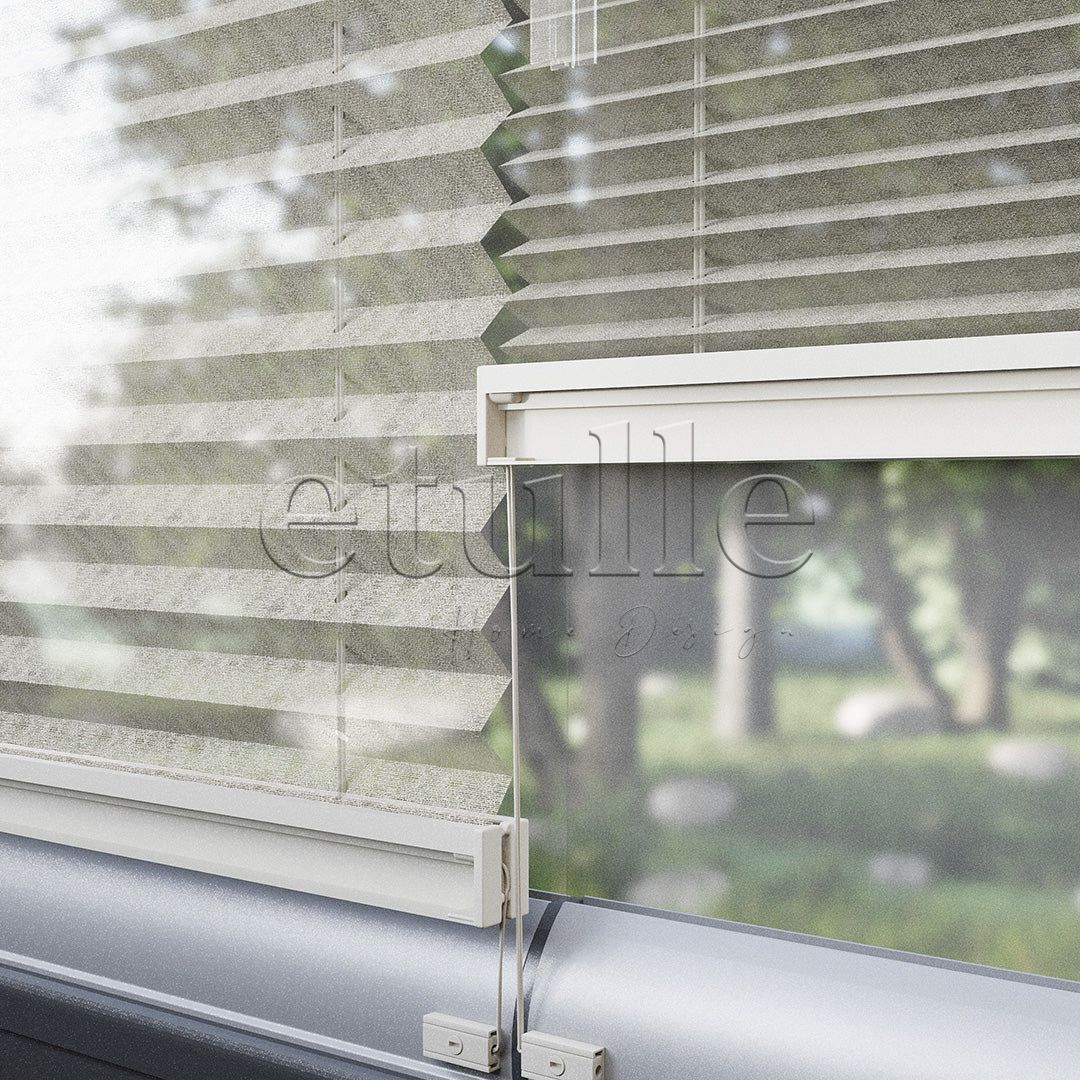 16 MM Tulle Cream Tulle Pleat Curtain