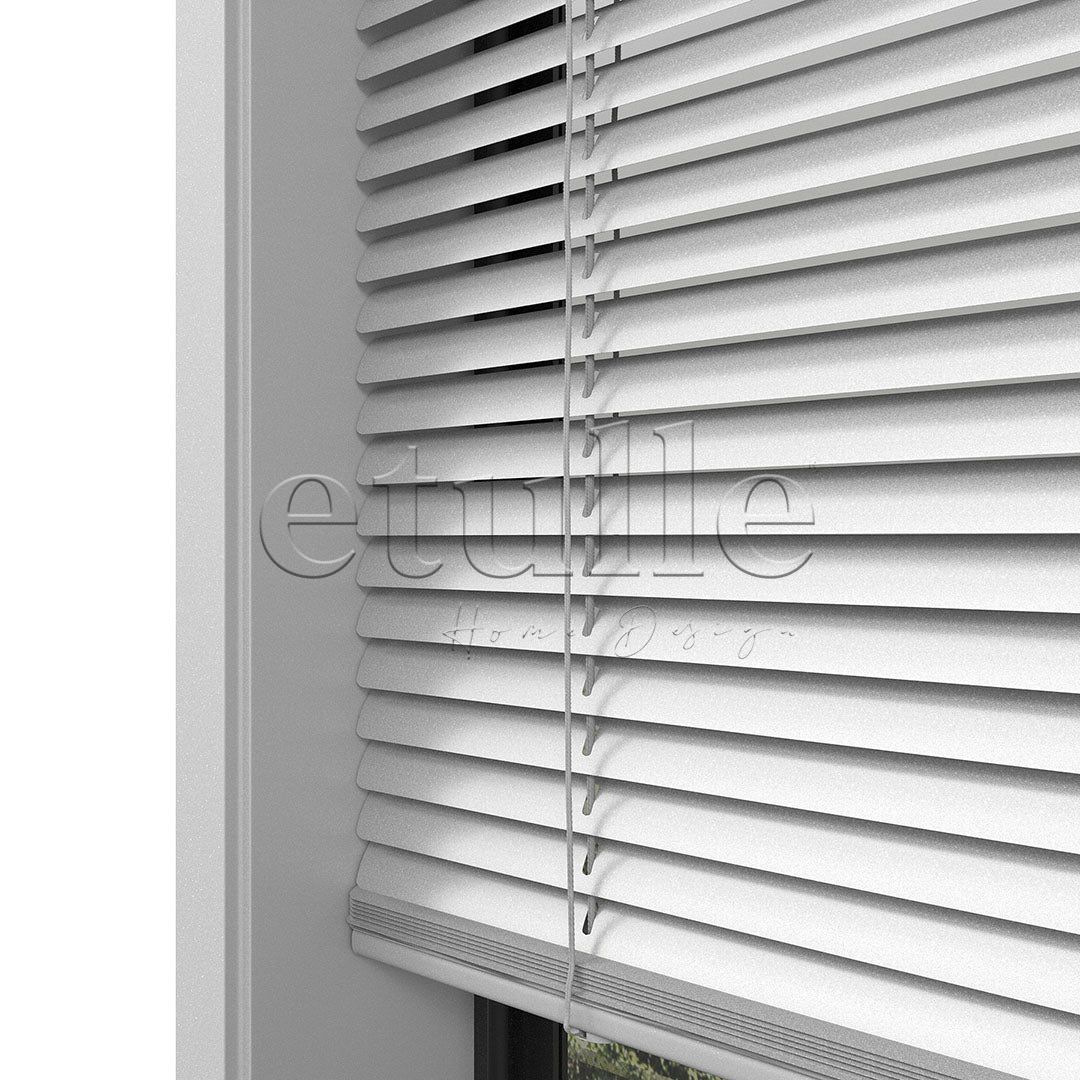 16 MM Gilded Silver Aluminum Venetian Blind