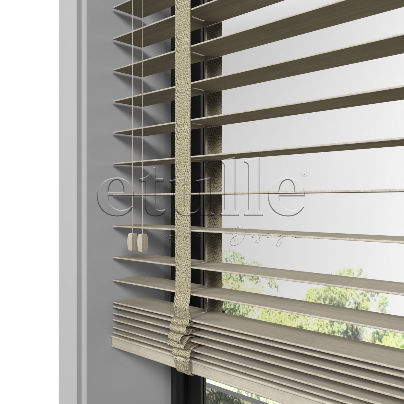50 MM BAMBOO Wenge Wooden Venetian Blind