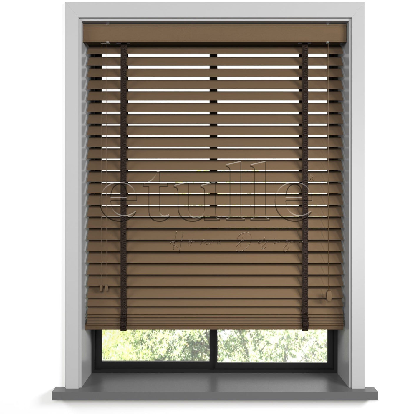 50 MM BAMBOO Wenge Wooden Venetian Blind