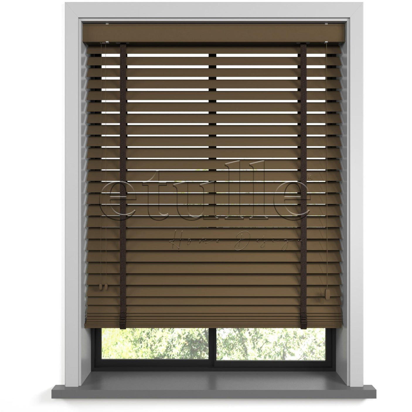 50 MM BAMBOO Wenge Wooden Venetian Blind