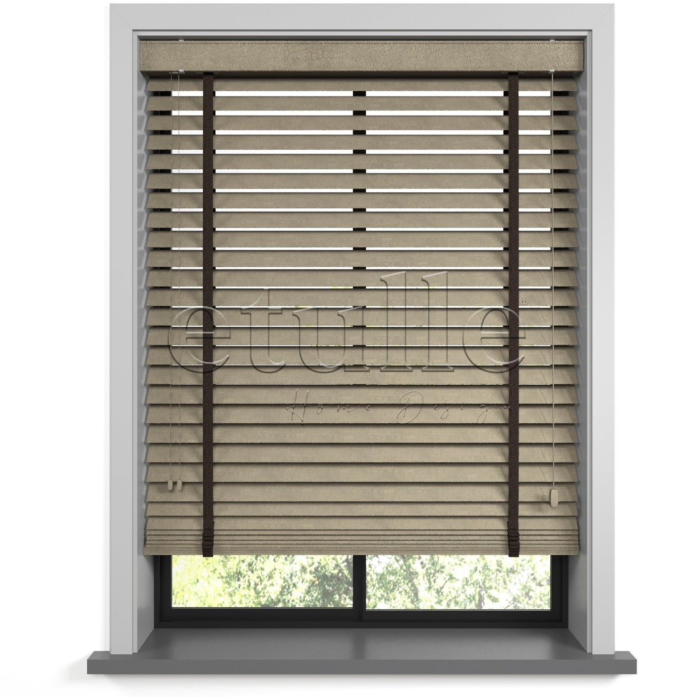 50 MM BAMBOO Wenge Wooden Venetian Blind