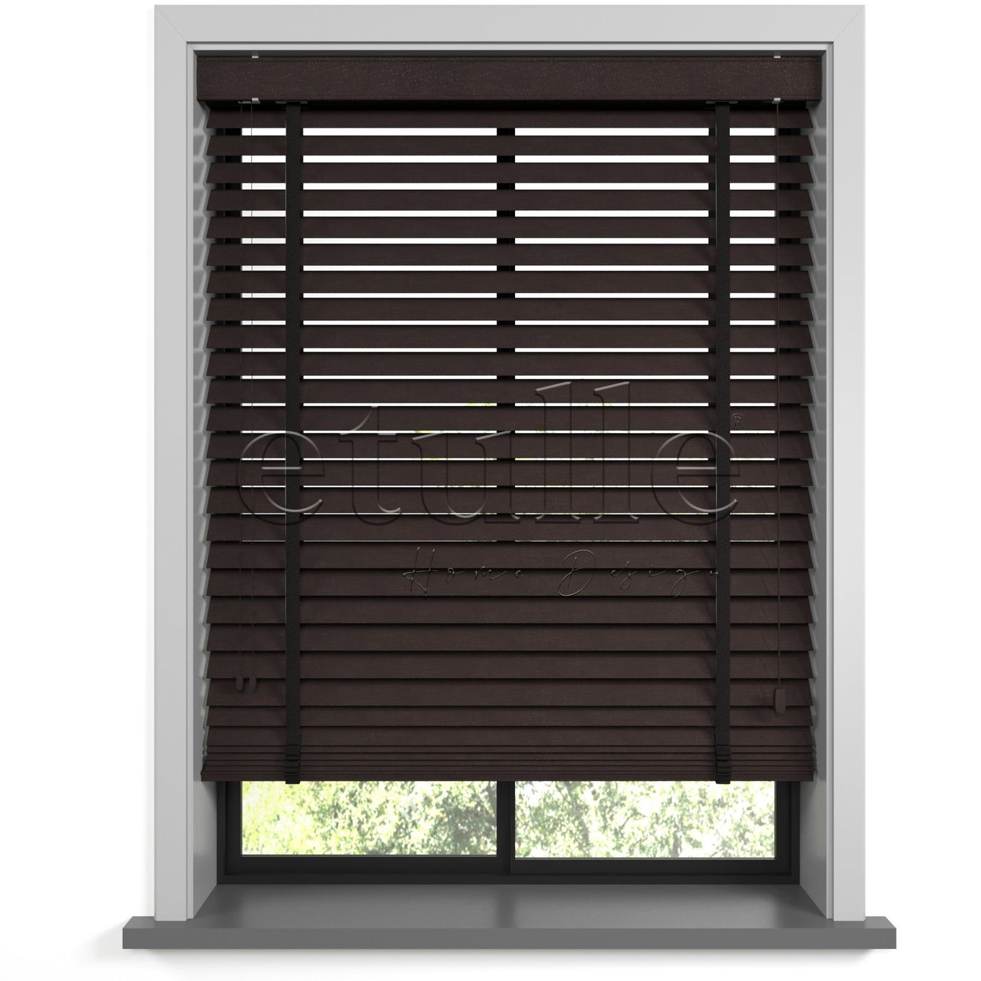 50 MM BAMBOO Wenge Wooden Venetian Blind