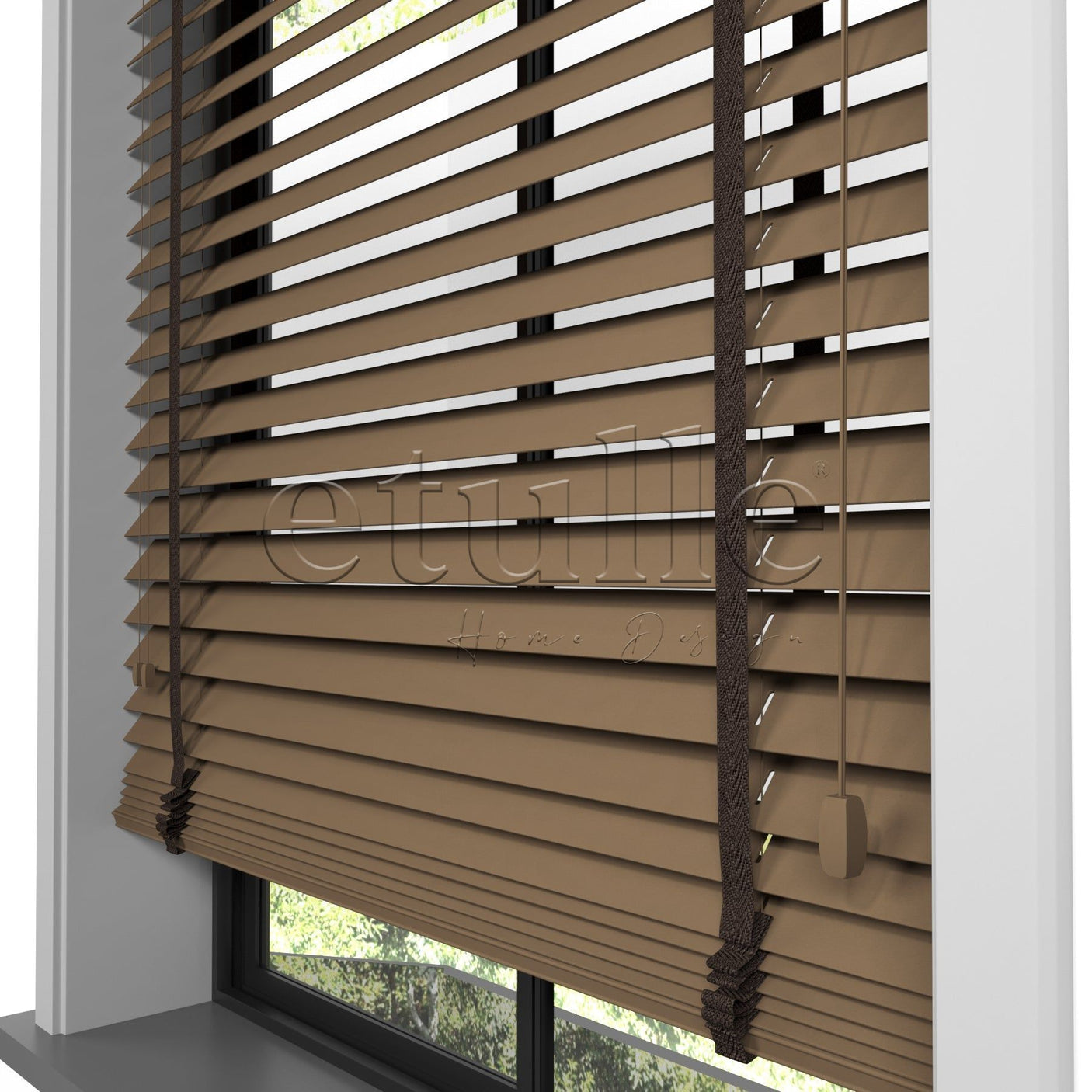 50 MM BAMBOO Wenge Wooden Venetian Blind