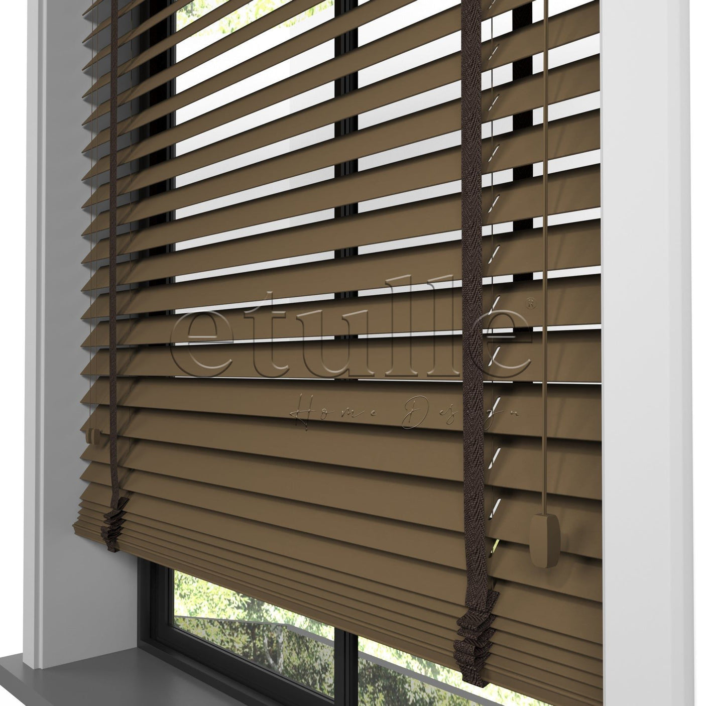 50 MM BAMBOO Wenge Wooden Venetian Blind