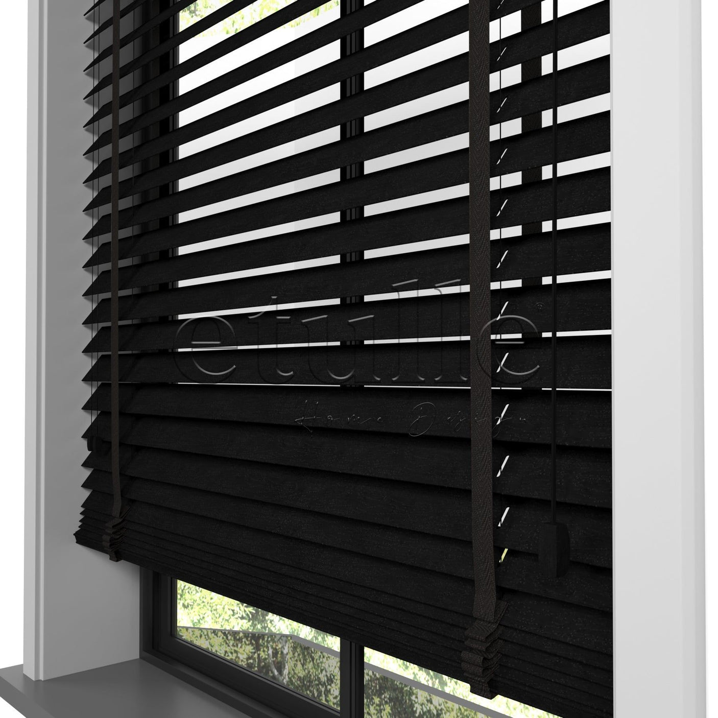 50 MM BAMBOO Wenge Wooden Venetian Blind