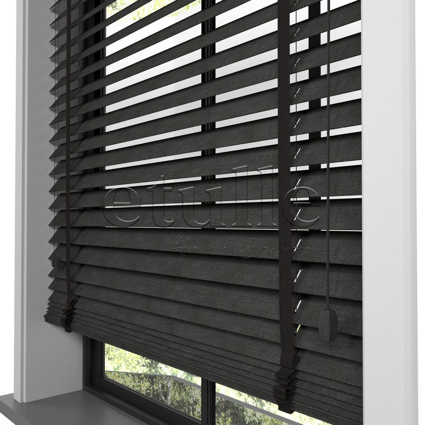 50 MM BAMBOO Wenge Wooden Venetian Blind