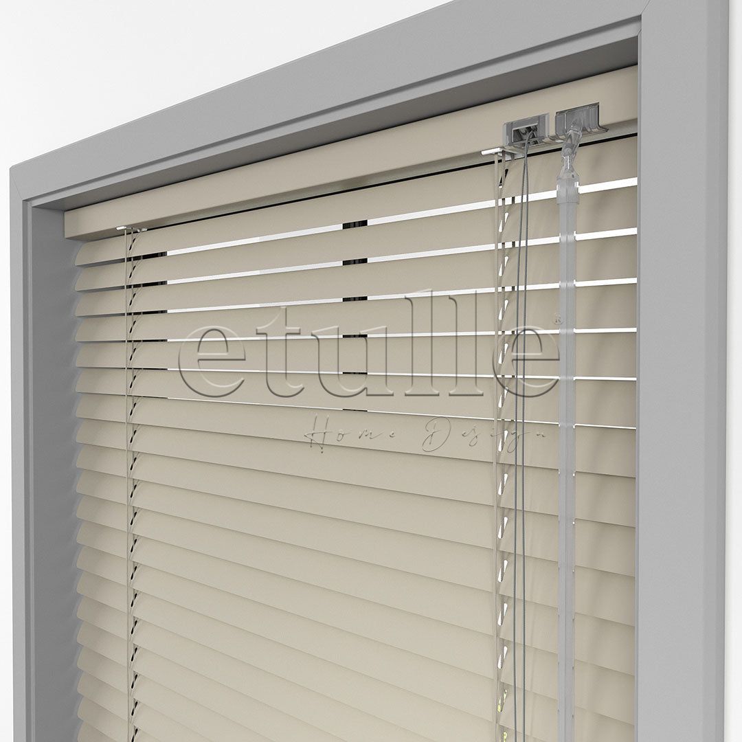 25 MM Light Brown Aluminum Venetian Blind