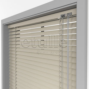 25 MM Light Brown Aluminum Venetian Blind