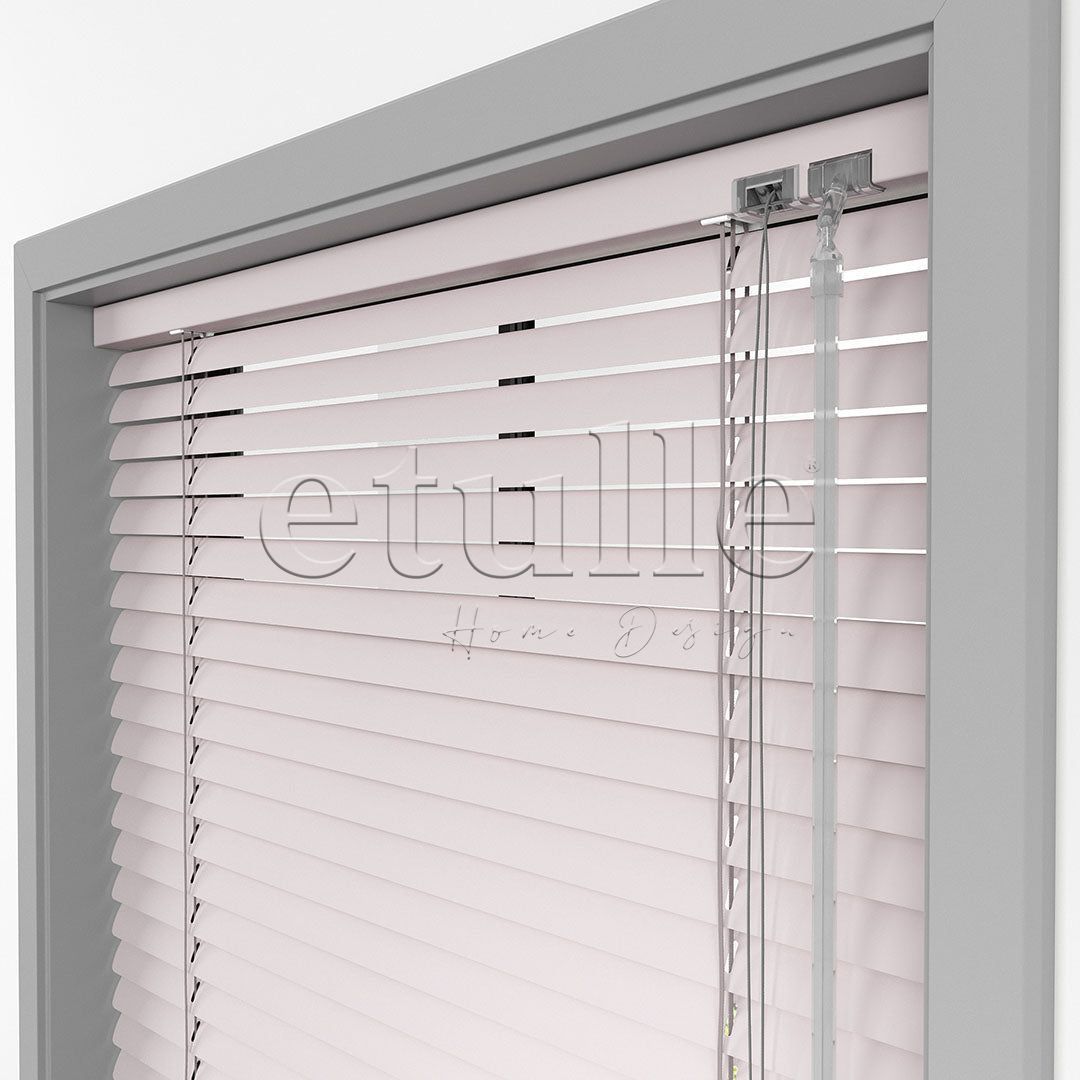 25 MM Light Pink Aluminum Venetian Blind
