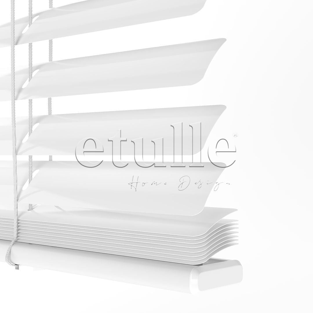 25 MM White Aluminum Venetian Blind
