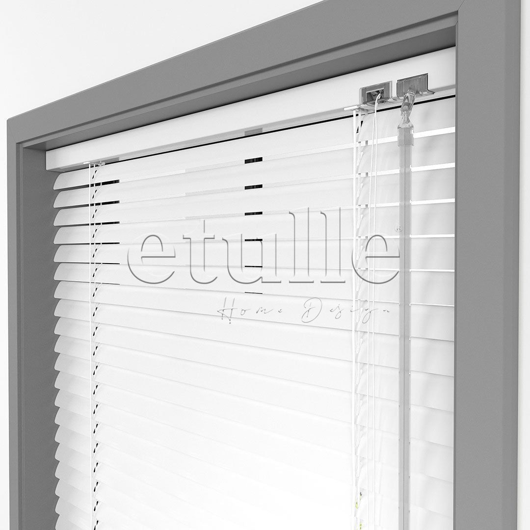 25 MM White Aluminum Venetian Blind