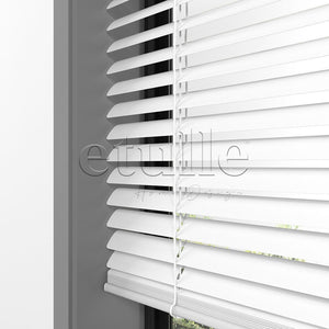 25 MM White Aluminum Venetian Blind