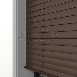 25 MM Dark Brown Aluminum Venetian Blind