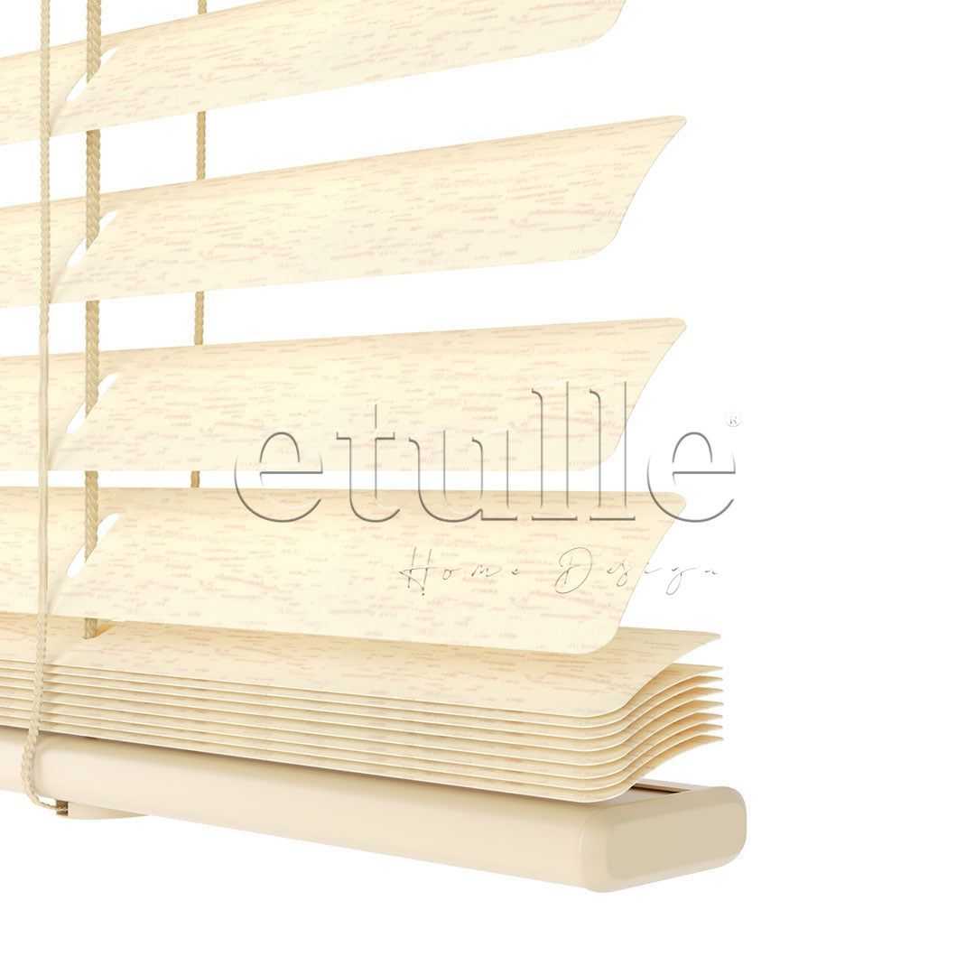 25 MM Oak Aluminum Venetian Blind