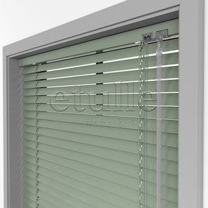 25 MM Pastel Green Aluminum Venetian Blind