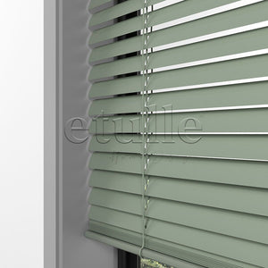 25 MM Pastel Green Aluminum Venetian Blind