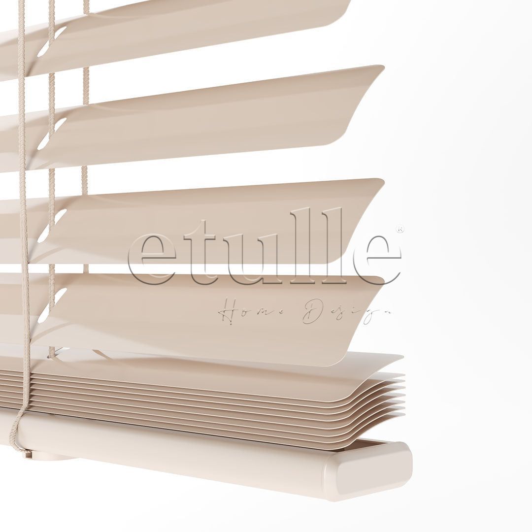 25 MM Soft Orange Aluminum Venetian Blind