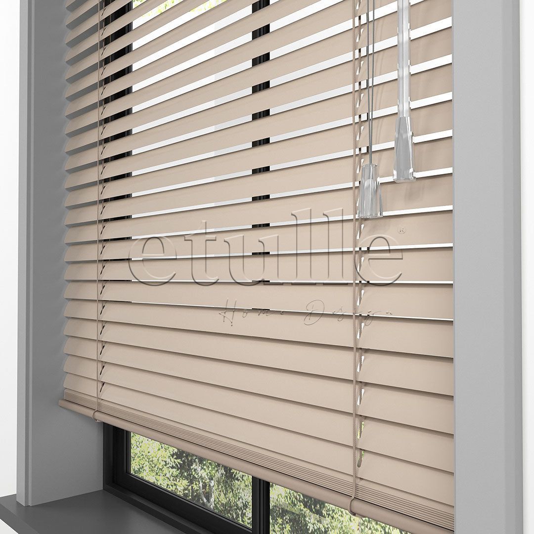 25 MM Soft Orange Aluminum Venetian Blind
