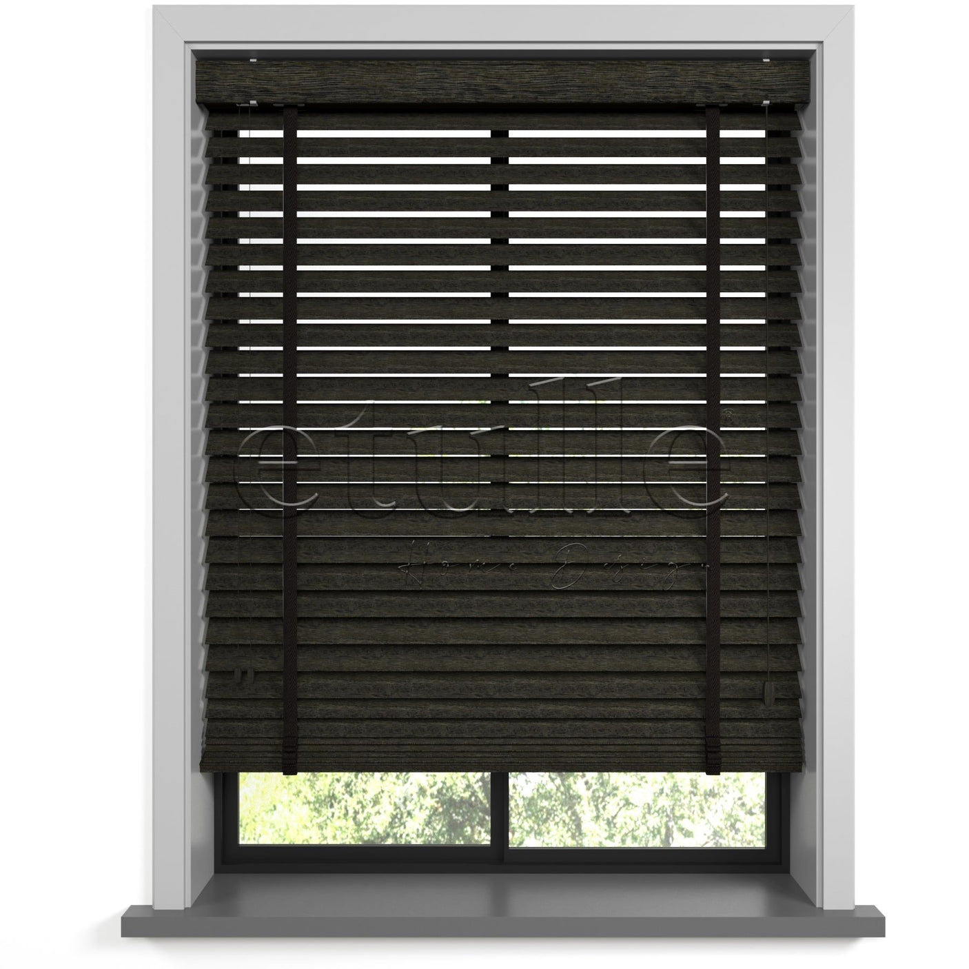 50 MM BAMBOO Wenge Wooden Venetian Blind