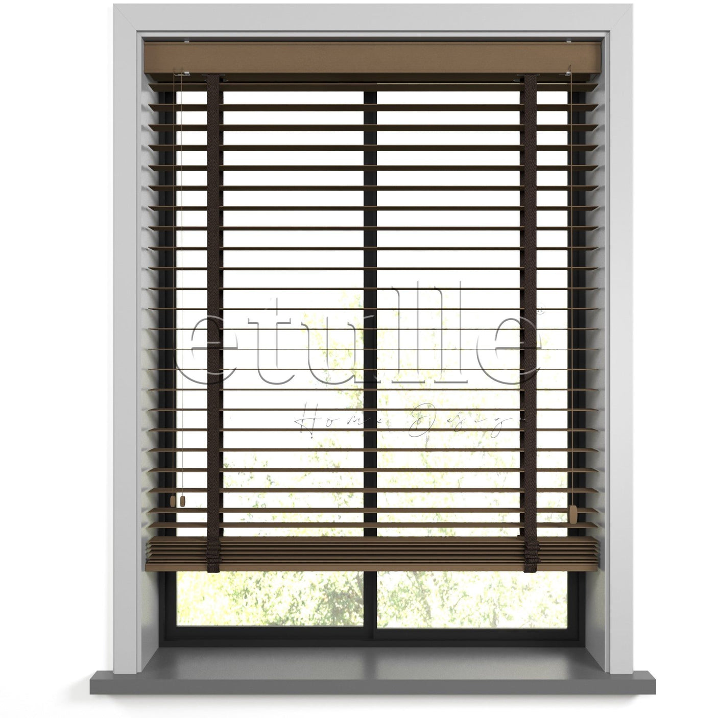 50 MM BAMBOO Wenge Wooden Venetian Blind