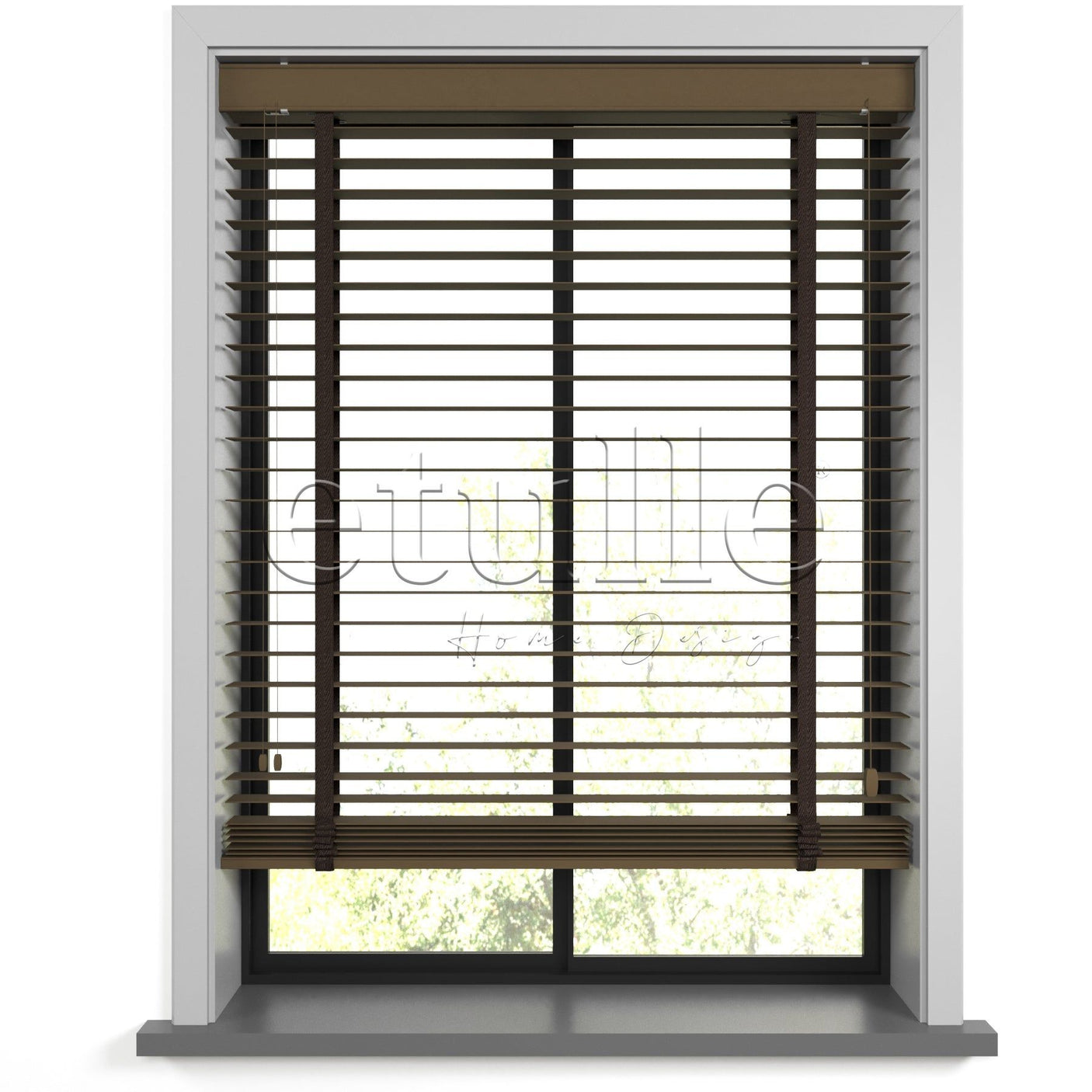50 MM BAMBOO Wenge Wooden Venetian Blind