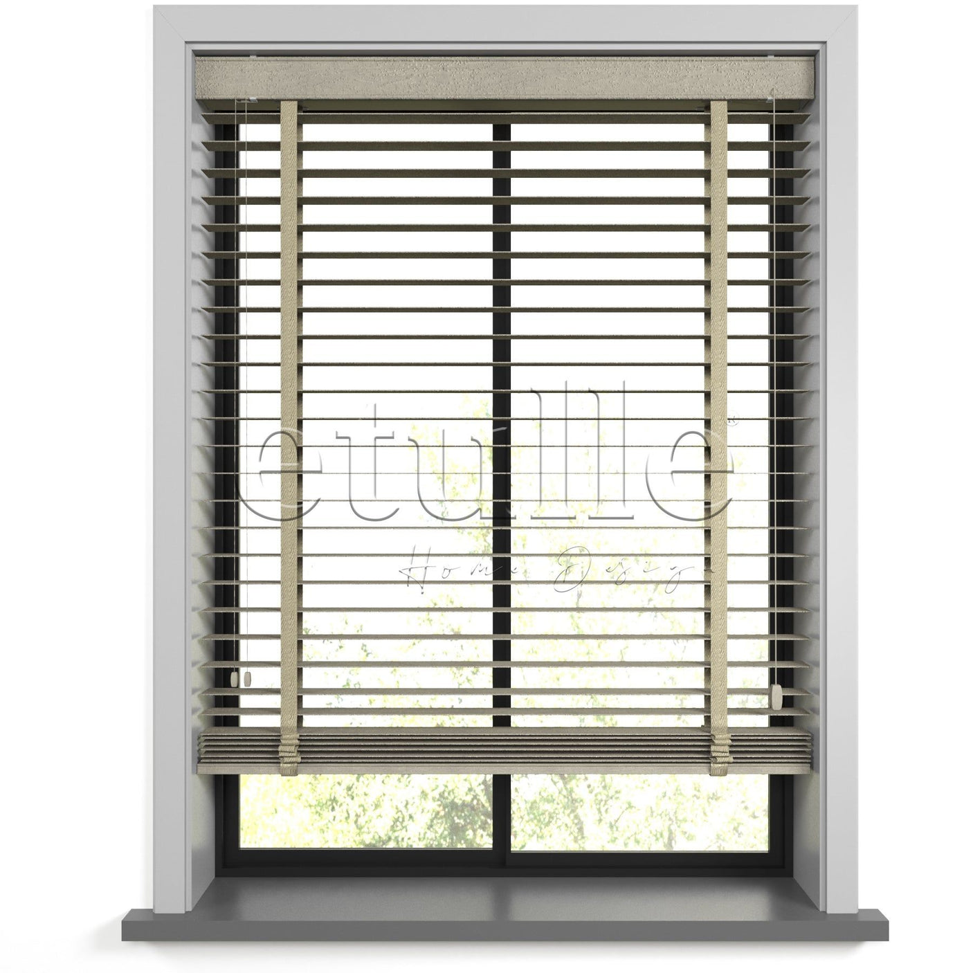 50 MM BAMBOO Wenge Wooden Venetian Blind