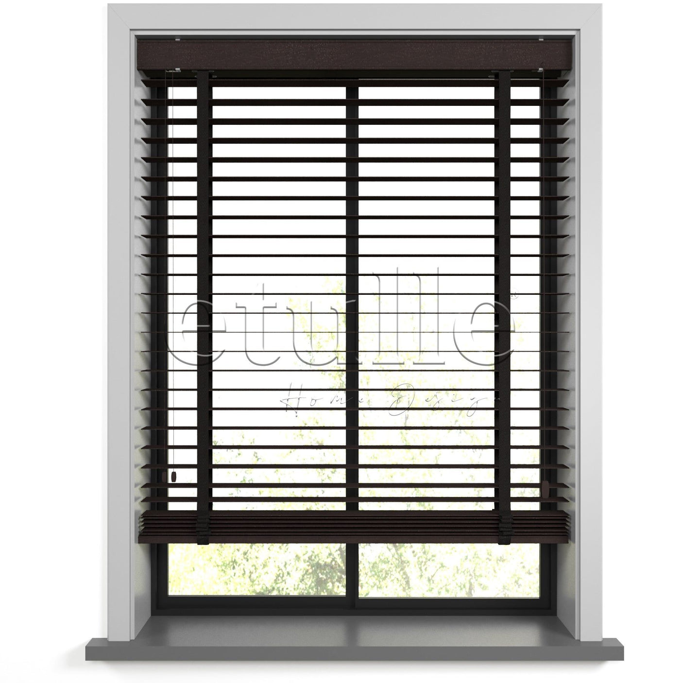 50 MM BAMBOO Wenge Wooden Venetian Blind