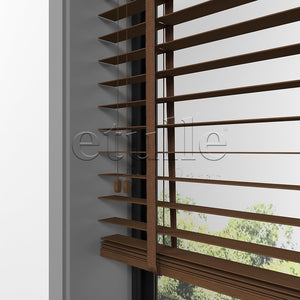 35 MM BASSWOOD Cherry Wooden Venetian Blind