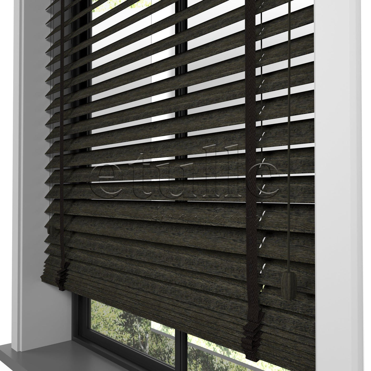 50 MM BAMBOO Wenge Wooden Venetian Blind