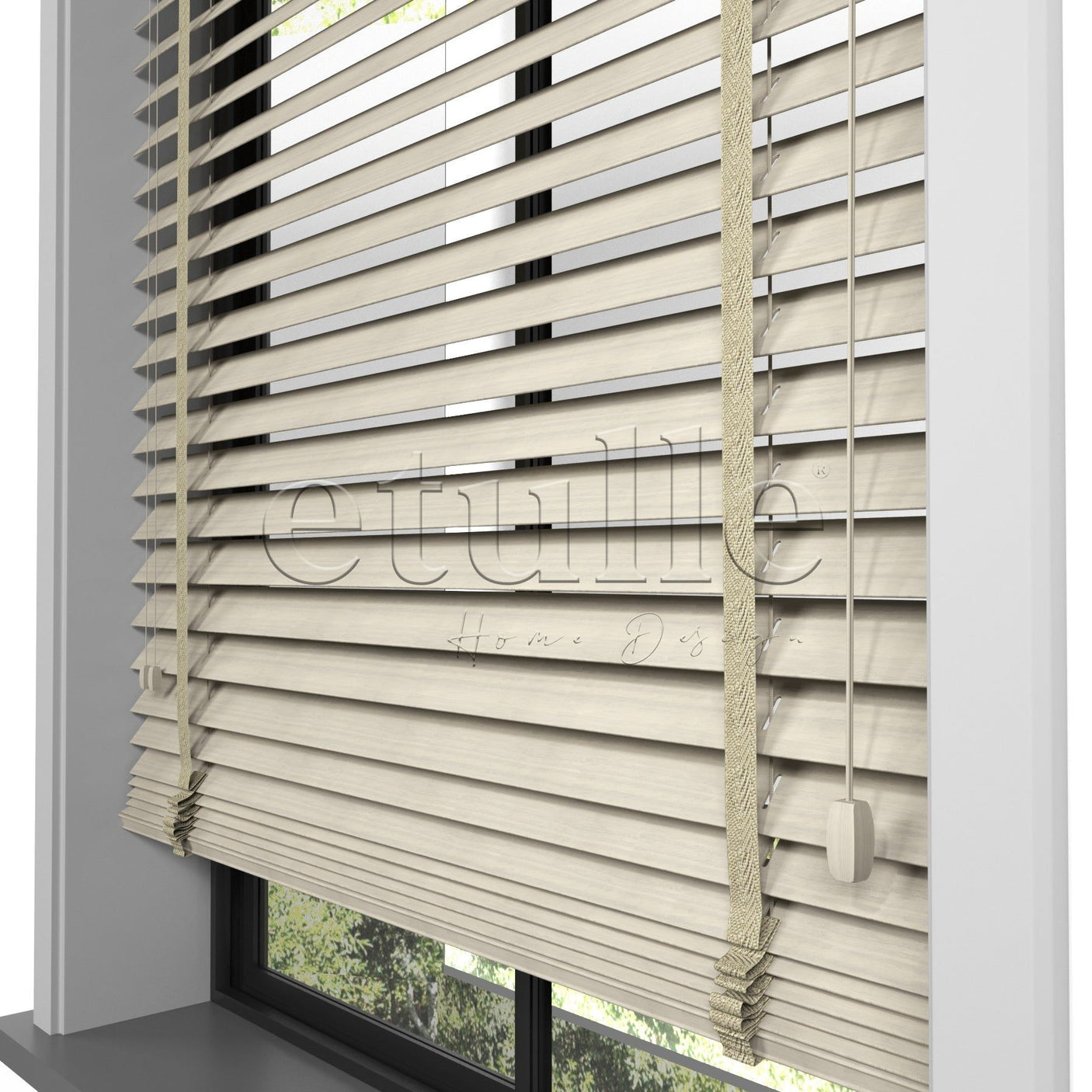 50 MM BAMBOO Wenge Wooden Venetian Blind