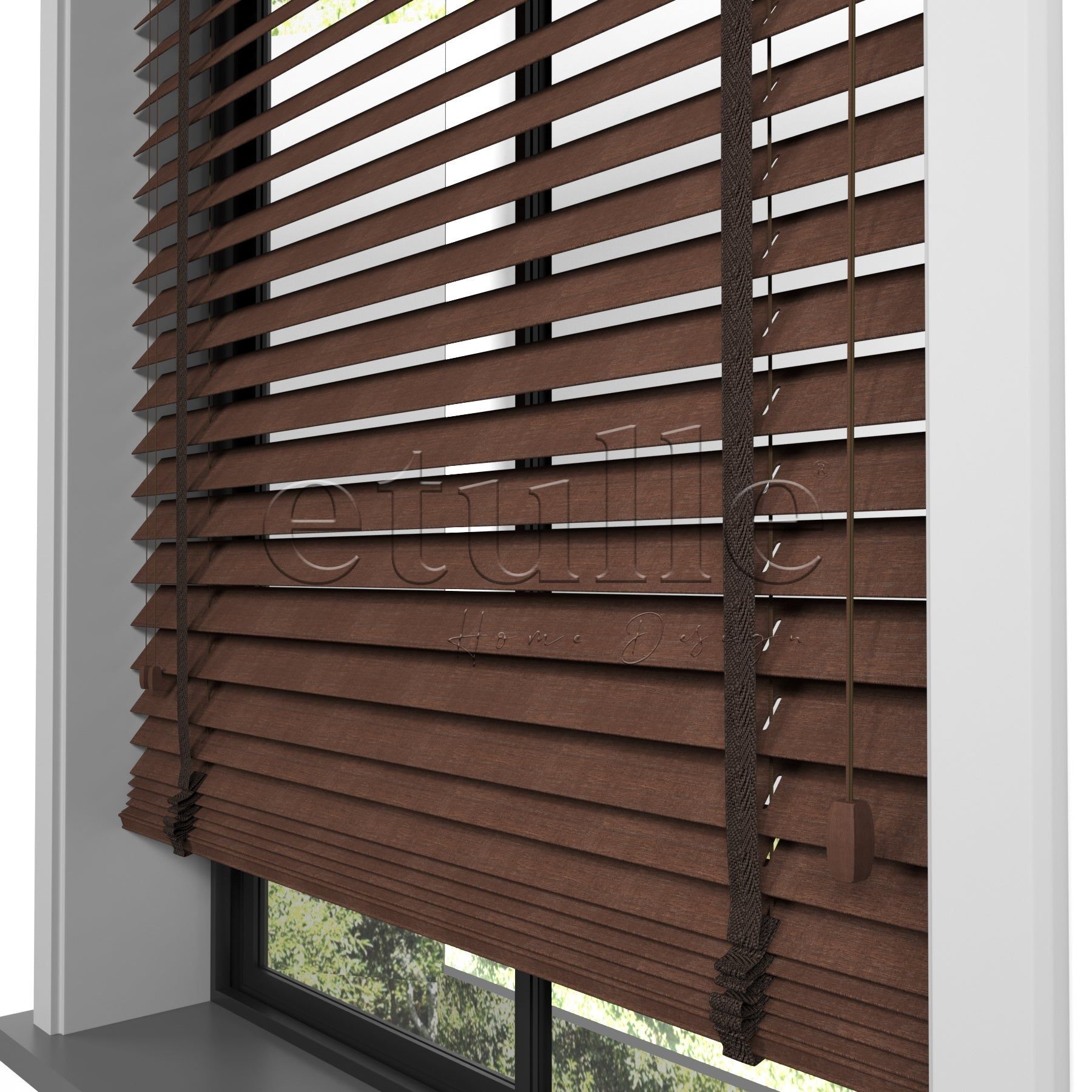 50 MM Meriwood Kiraz Ahşap Jaluzi