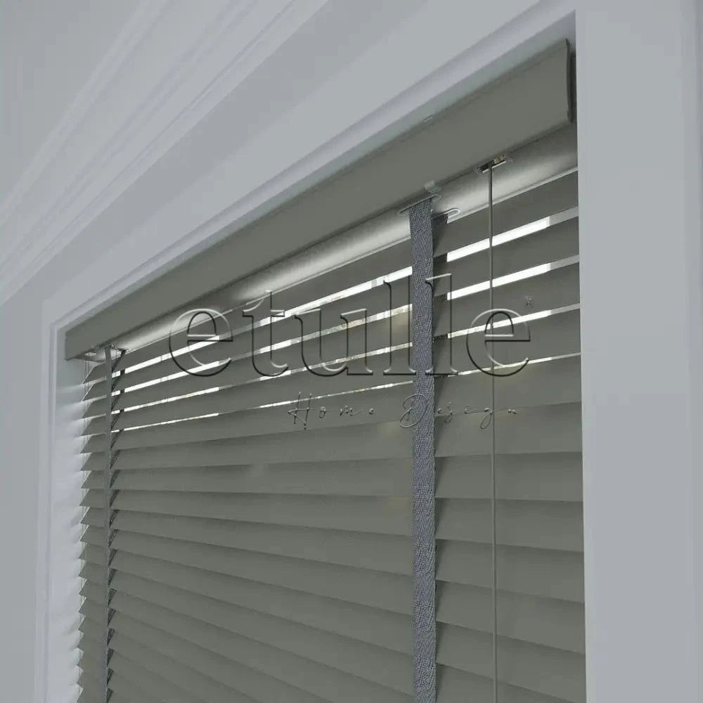 50 Mm Polywood Krem Ahşap Jaluzi